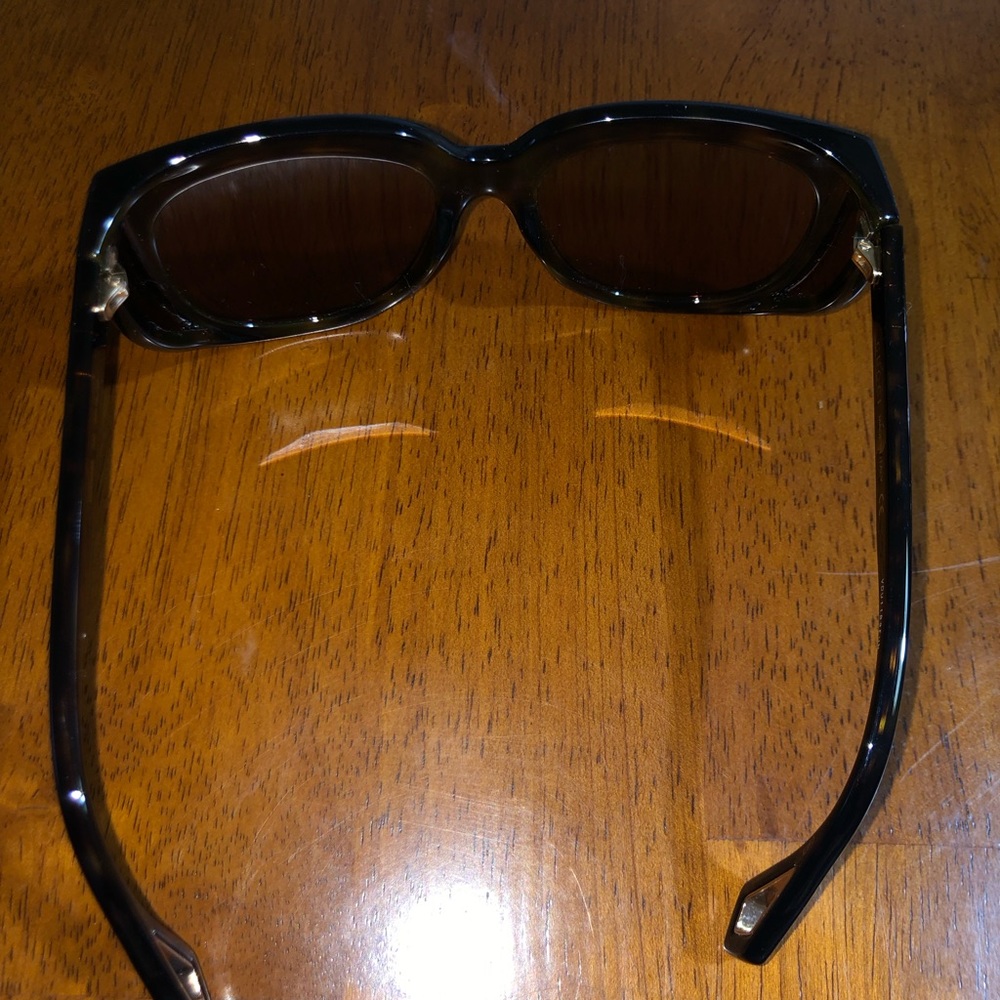 Gucci Havana Tortoiseshell Sunglasses 57mm Brown Lens Women’s NEW Authentic - Picture 8 of 16